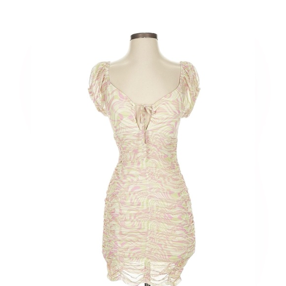 Madden NYC Pastel Ruched Mini Dress Small – Y2K - Picture 1 of 3